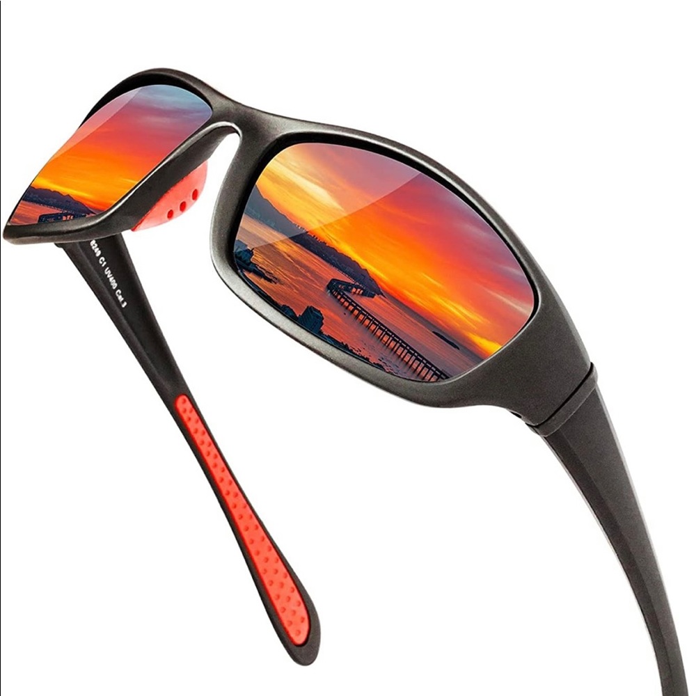 FONHCOO Sports Polarized Sunglasses for Cycling Fishing Driving UV Protection